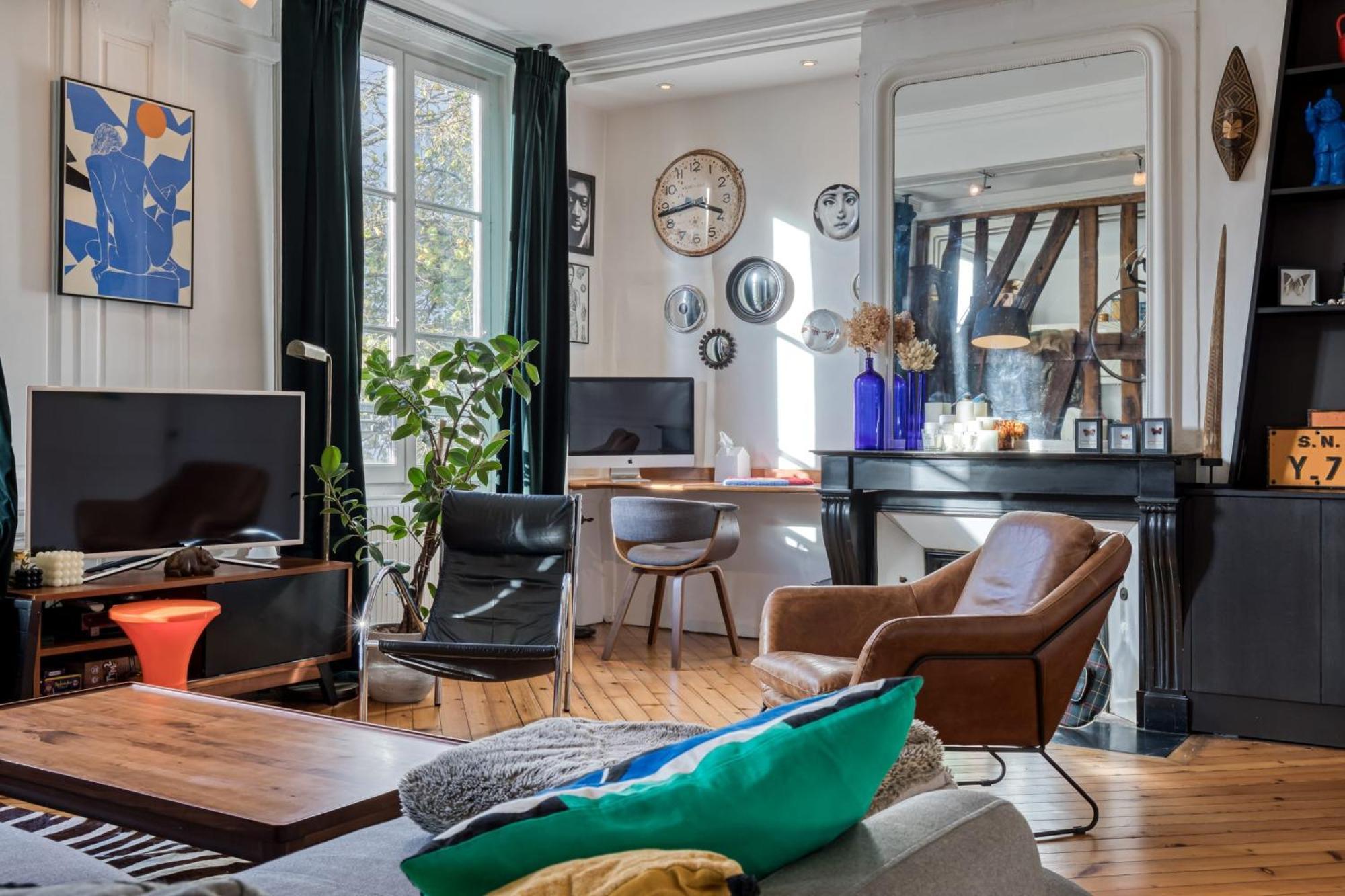 Gerard, Appartement Central Avec Parking Prive Rouen Luaran gambar